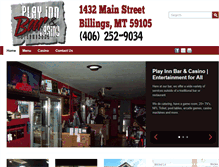 Tablet Screenshot of playinnrestaurant.com